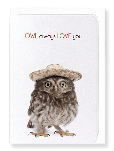 Ezen Designs - Owl always love you - Greeting Card - Front