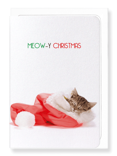 Ezen Designs - Meowy christmas  - Greeting Card - Front
