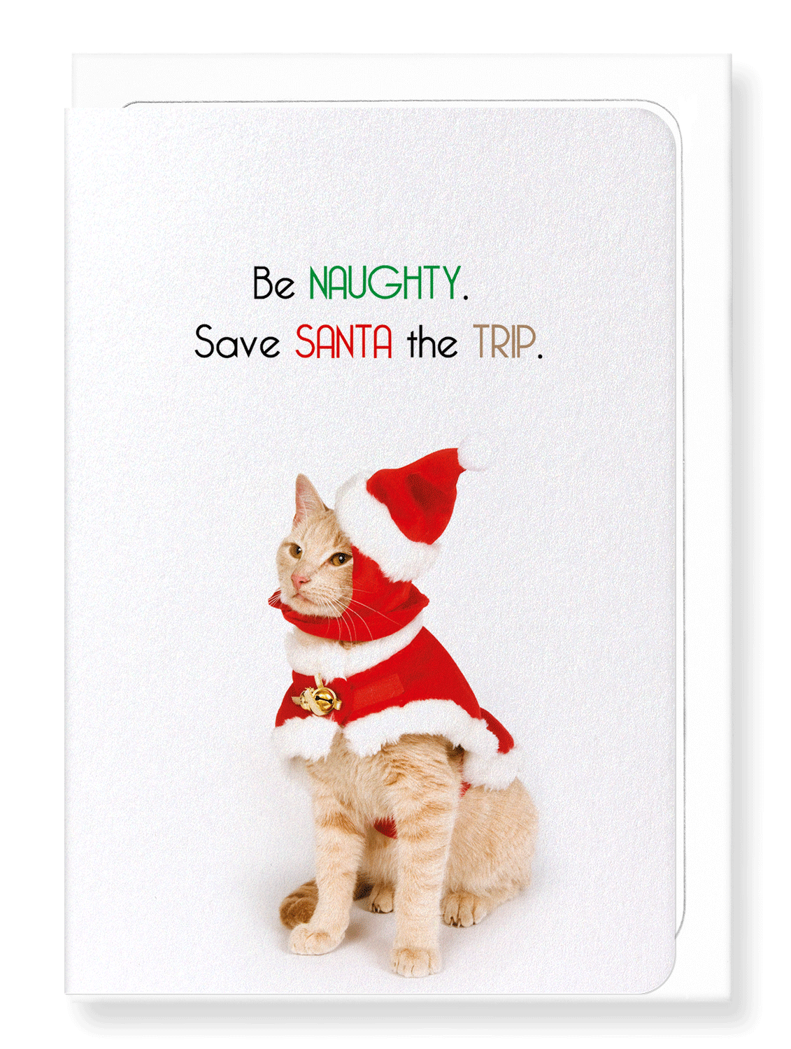 Ezen Designs - Be naughty - Greeting Card - Front