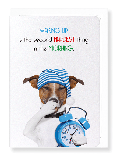 Ezen Designs - Second hardest thing - Greeting Card - Front
