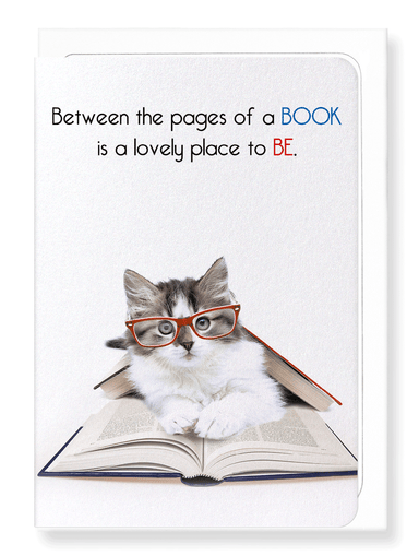 Ezen Designs - Between the pages - Greeting Card - Front