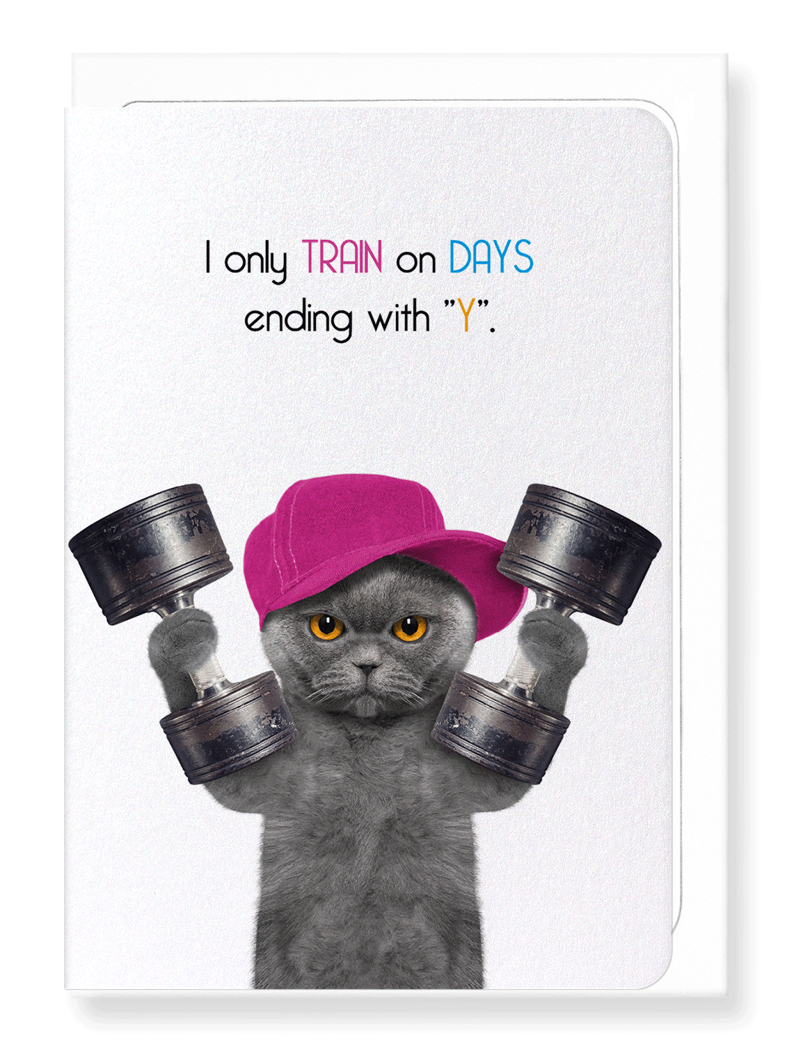 Ezen Designs - Training everyday - Greeting Card - Front