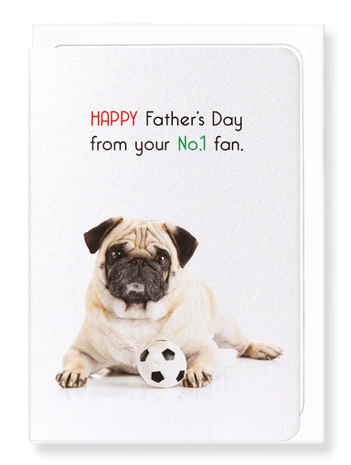 Ezen Designs - Father's day no.1 fan - Greeting Card - Front