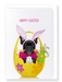 Ezen Designs - Easter Frenchie Bunny - Greeting Card - Front