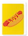 Ezen Designs - Hot dog of love - Greeting Card - Front