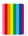 Ezen Designs - Original 8 colour LGBT pride flag - Greeting Card - Front