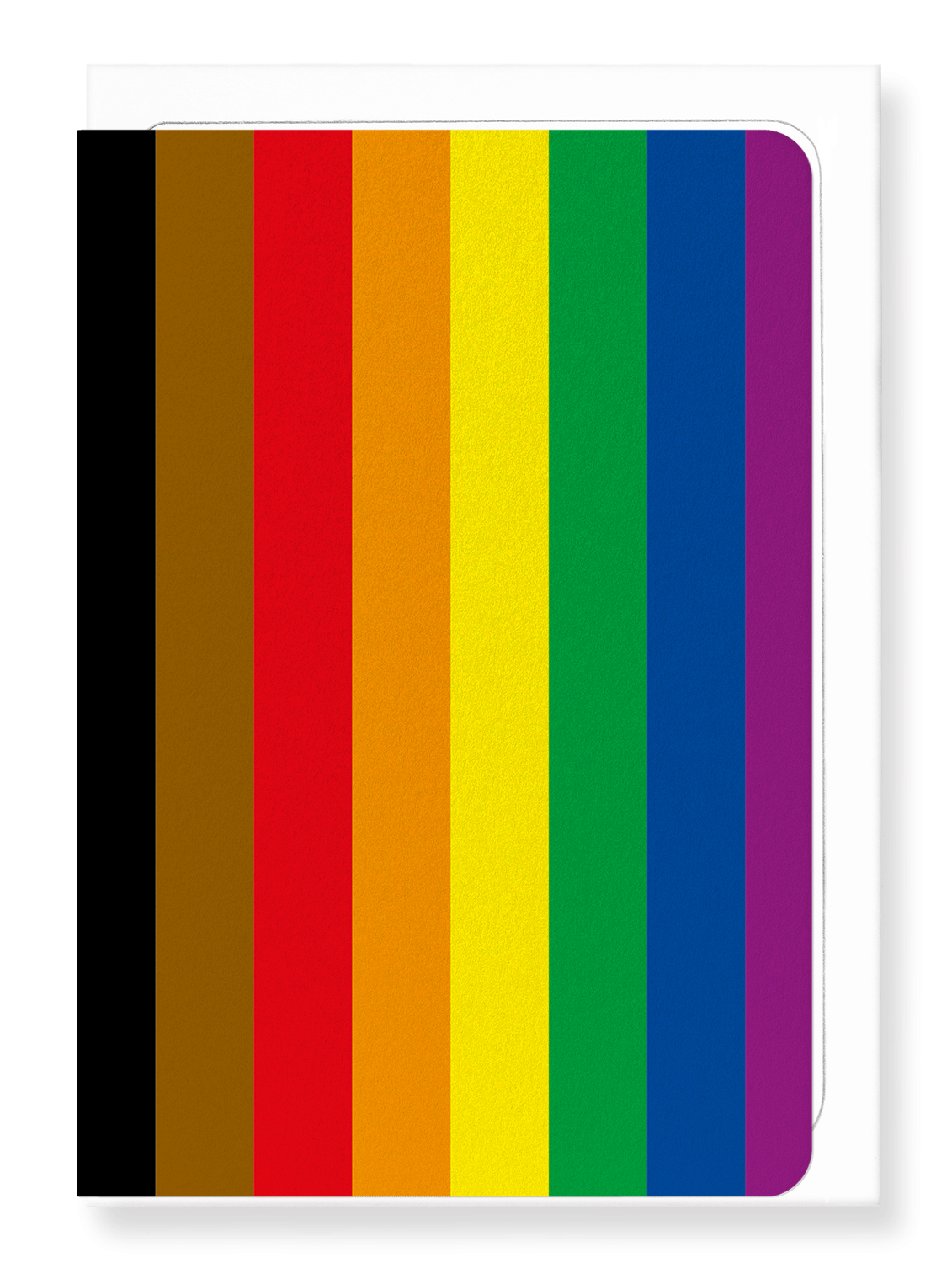 Ezen Designs - POC (Person of colour) flag - Greeting Card - Front