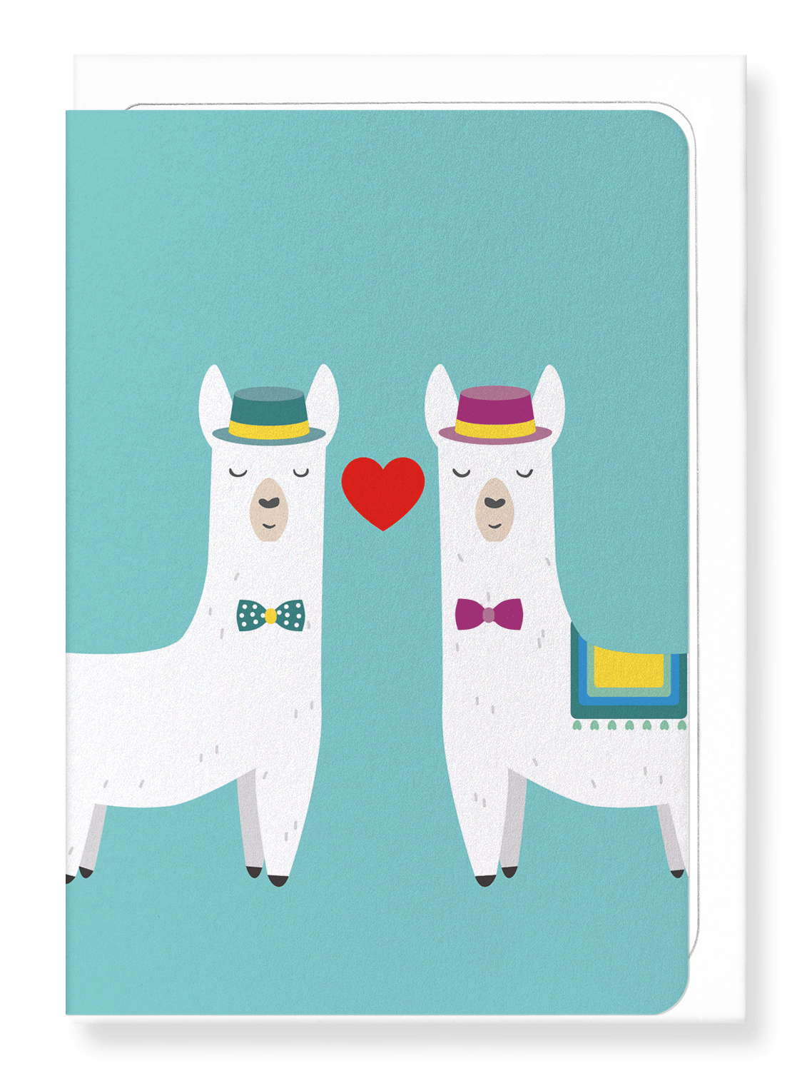 Ezen Designs - Mr & mr llamour - Greeting Card - Front