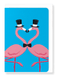 Ezen Designs - Flamingos grooms - Greeting Card - Front