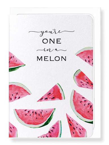 Ezen Designs - One in a melon - Greeting Card - Front