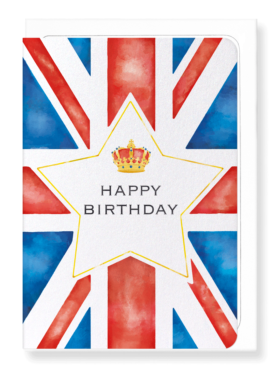 Ezen Designs - Birthday union jack - Greeting Card - Front
