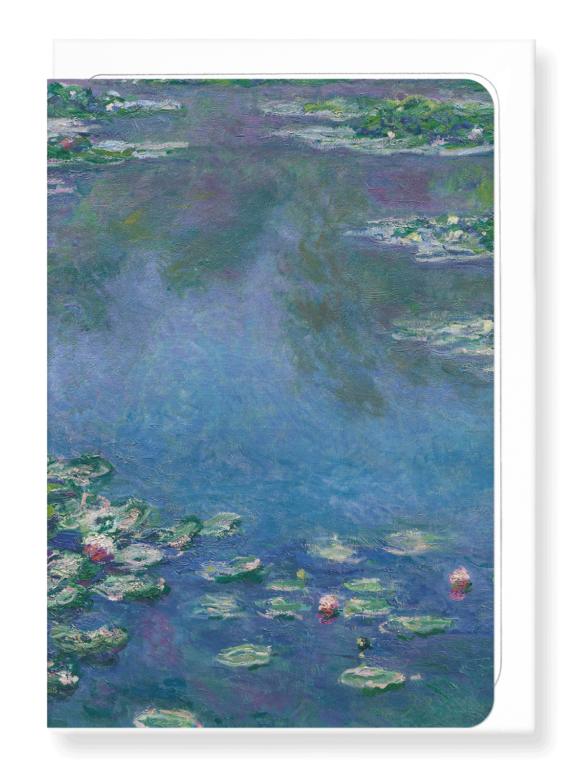 Ezen Designs - Water lilies no.1 by monet - Greeting Card - Front