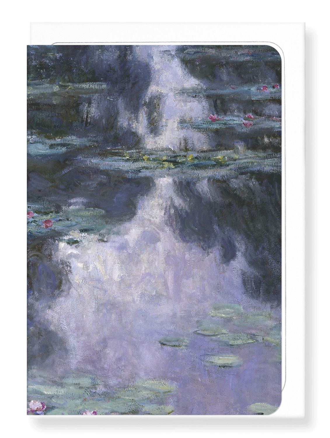 Ezen Designs - Water lilies no.2 by monet - Greeting Card - Front