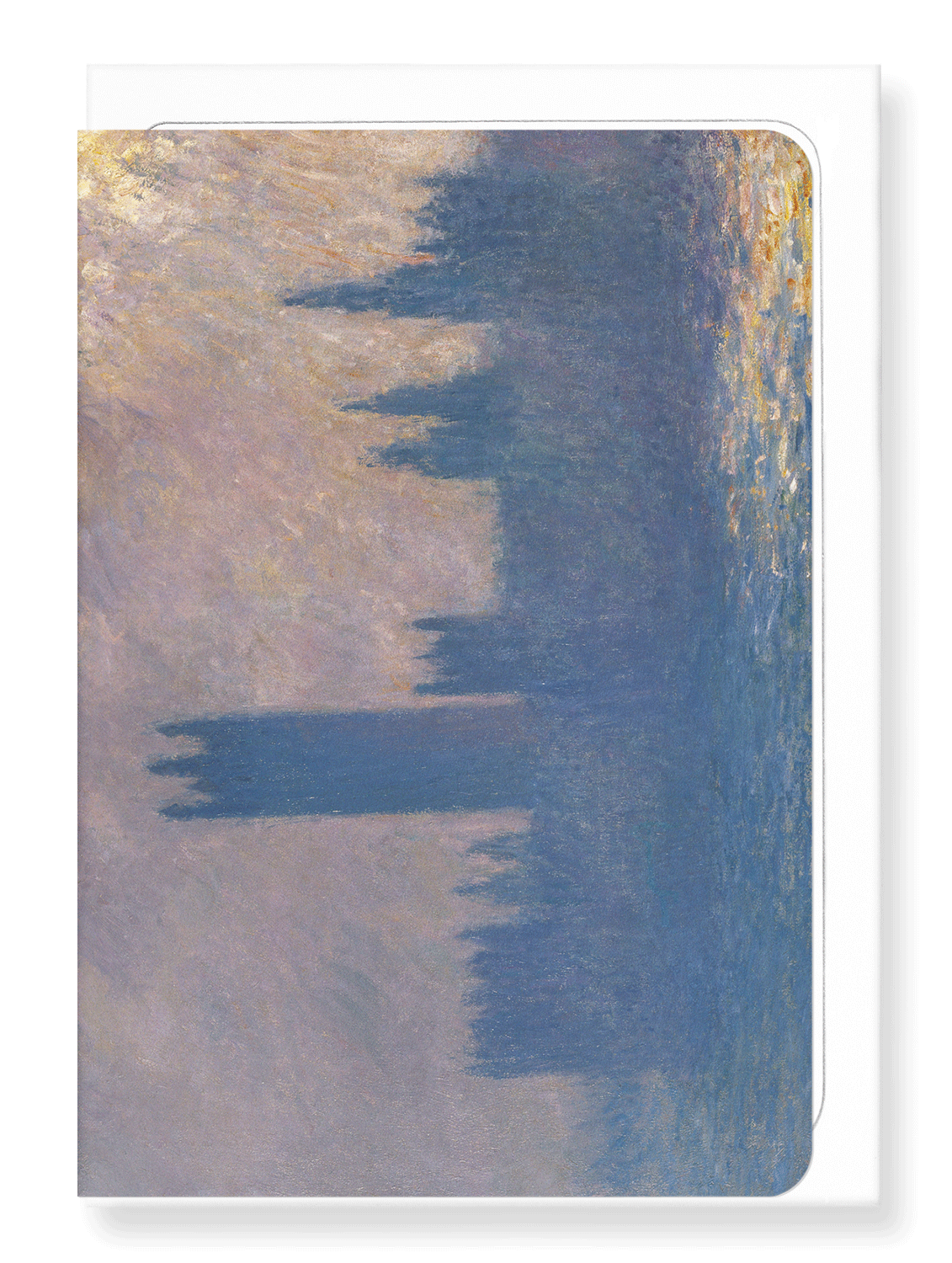 Ezen Designs - Houses of parliament sunlight by monet - Greeting Card - Front
