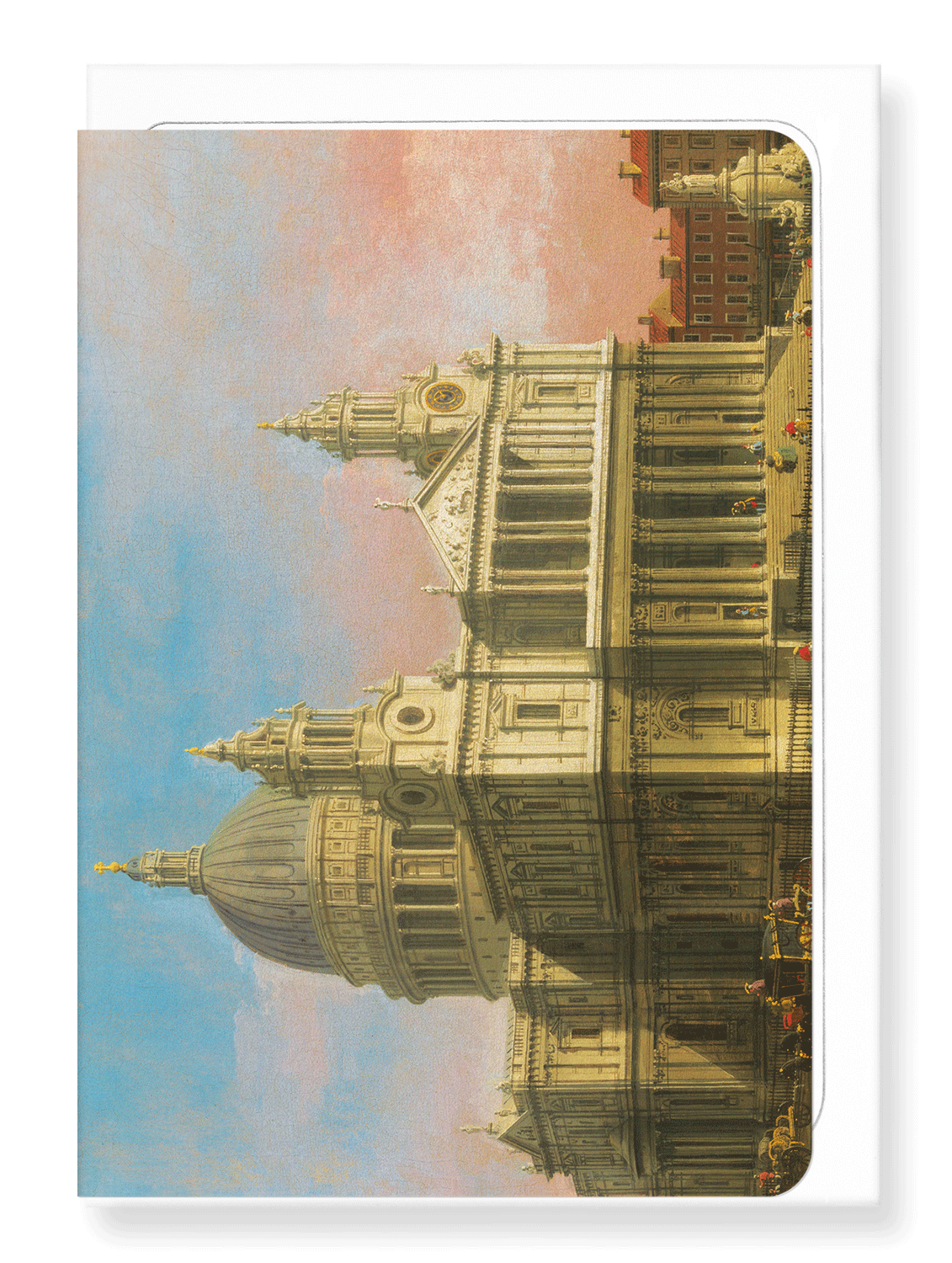 Ezen Designs - Saint paul's cathedral (c.1754) - Greeting Card - Front