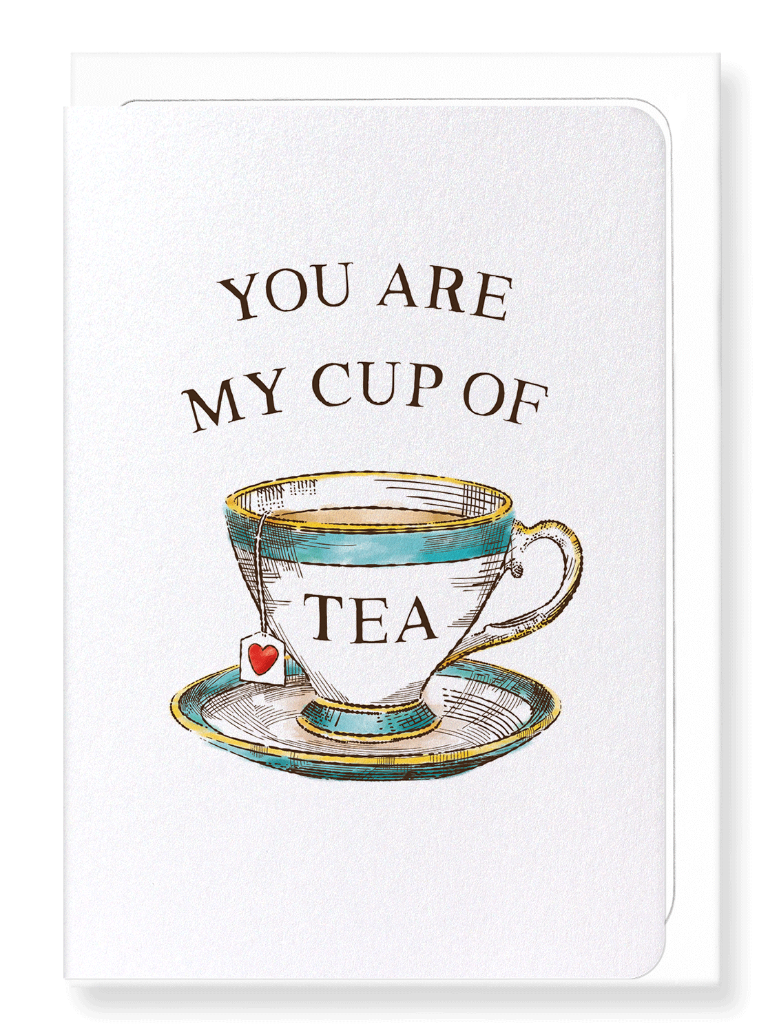 Ezen Designs - My cup of tea - Greeting Card - Front