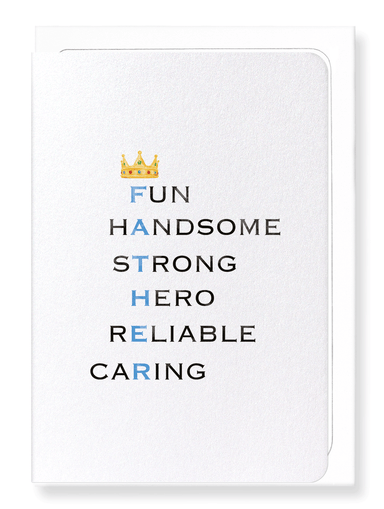 Ezen Designs - Amazing father - Greeting Card - Front