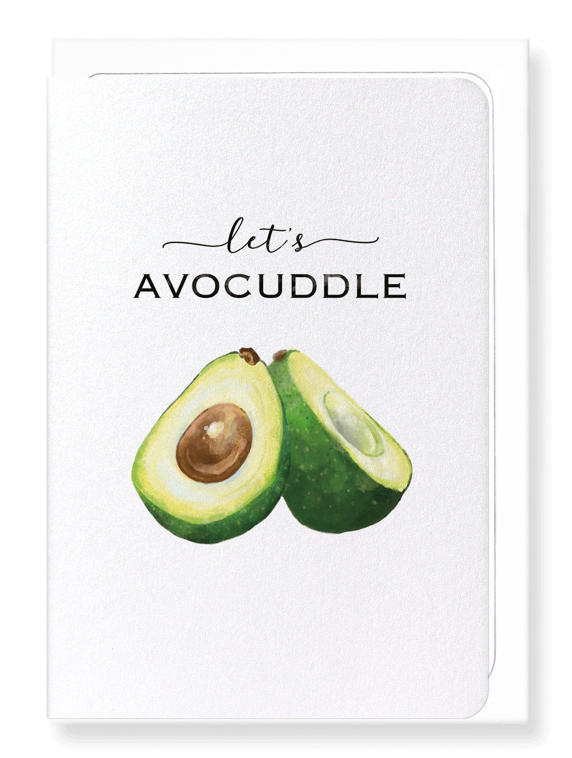Ezen Designs - Avocuddle - Greeting Card - Front