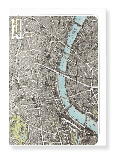 Ezen Designs - London at the close of 19th C - Greeting Card - Front