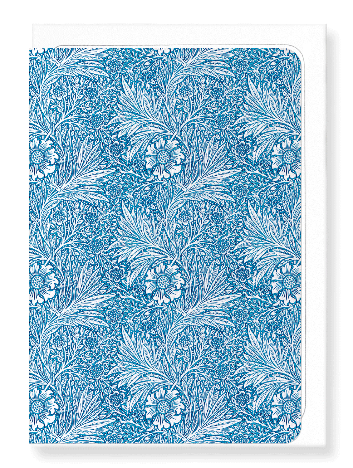 Ezen Designs - Blue marigold - Greeting Card - Front