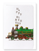 Ezen Designs - Happy birthday train - Greeting Card - Front