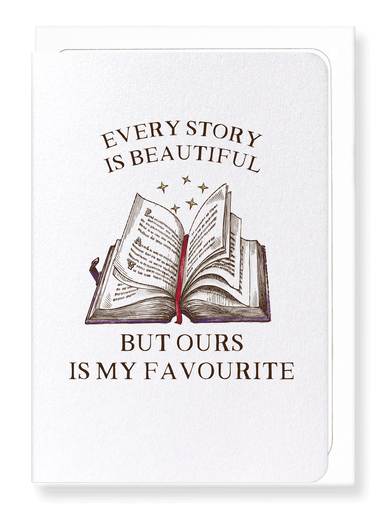 Ezen Designs - Favourite story - Greeting Card - Front