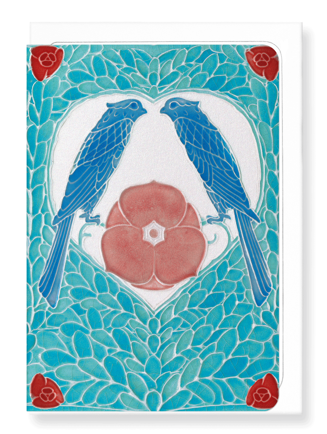 Ezen Designs - Two birds by minton - Greeting Card - Front
