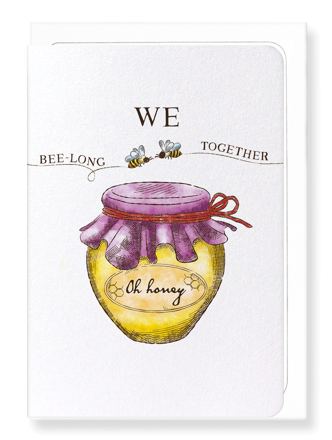 Ezen Designs - We bee-long together - Greeting Card - Front
