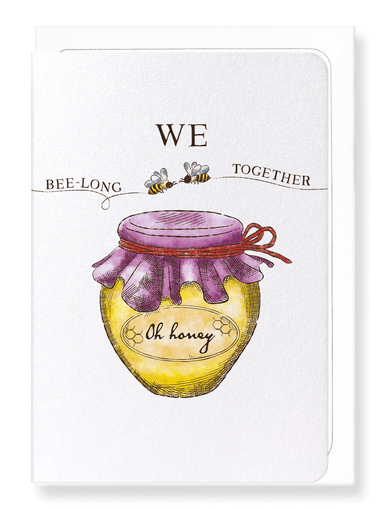 Ezen Designs - We bee-long together - Greeting Card - Front