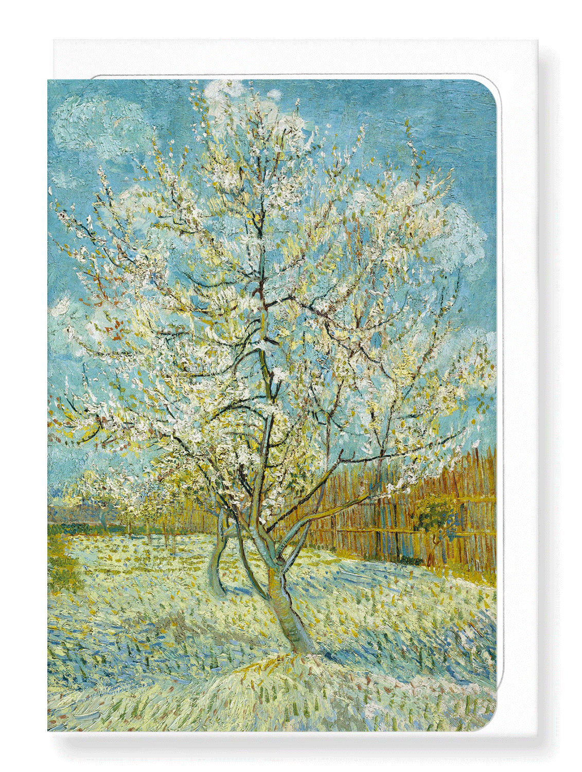 Ezen Designs - The pink peach tree (1888) - Greeting Card - Front