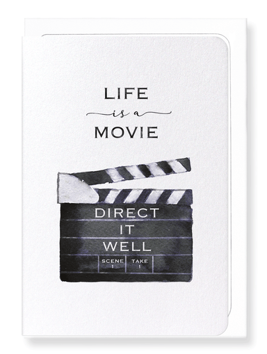 Ezen Designs - Life as a movie - Greeting Card - Front