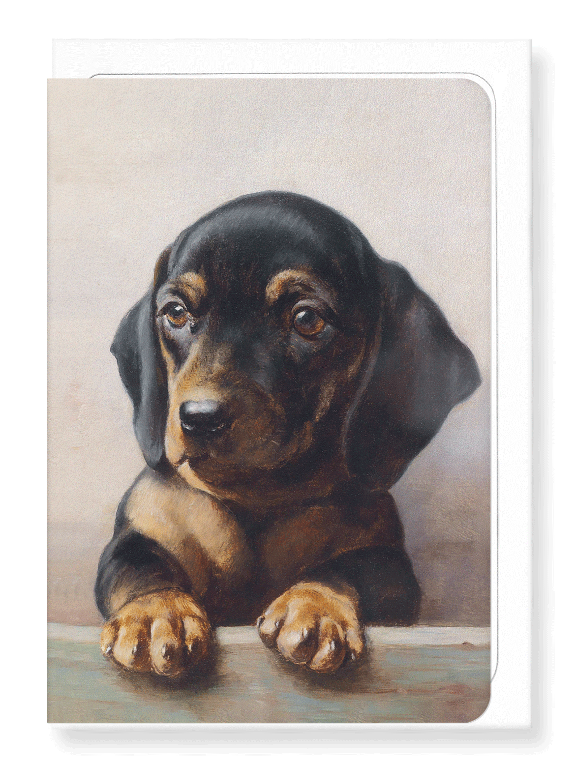 Ezen Designs - Young dachshund - Greeting Card - Front