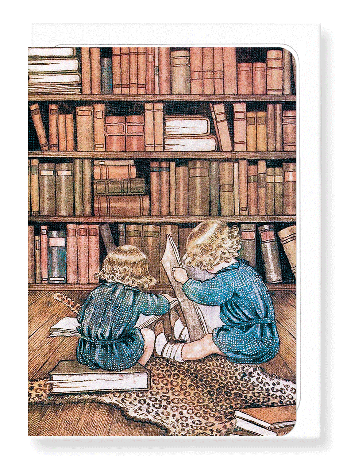 Ezen Designs - Bookworms by outhwaite - Greeting Card - Front