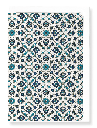 Ezen Designs - Persian floral design (c.1890) - Greeting Card - Front