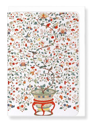 Ezen Designs - Chinese wallpaper (Late 18th C.)  - Greeting Card - Front