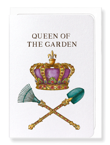 Ezen Designs - Queen of the garden - Greeting Card - Front