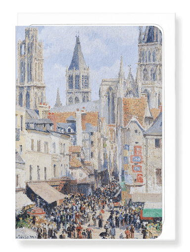 Ezen Designs - Grocery Street, Rouen (1898) - Greeting Card - Front