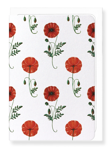 Ezen Designs - Red poppies (c.1520) - Greeting Card - Front