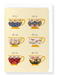 Ezen Designs - French Tea Cup Set B (c. 1825-1850) - Greeting Card - Front