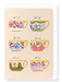 Ezen Designs - French Tea Cup Set G (c. 1825-1850) - Greeting Card - Front
