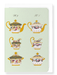 Ezen Designs - French Tea Set E (c. 1825-1850) - Greeting Card - Front