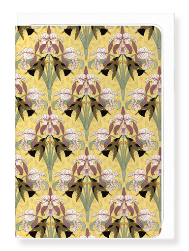 Ezen Designs - Hummingbirds and Orchids (1897) - Greeting Card - Front