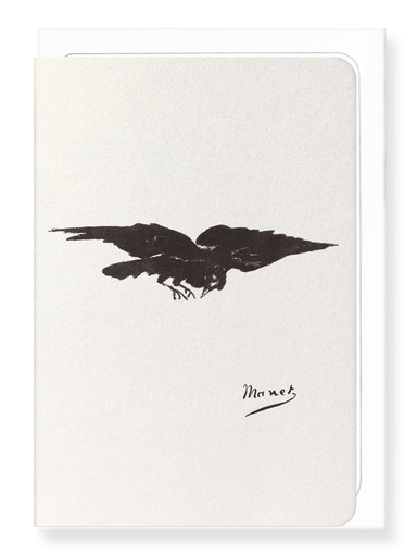 Ezen Designs - Raven by Edouard Manet (1875) - Greeting Card - Front