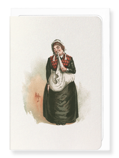 Ezen Designs - Mrs Bardell (c.1900s) - Greeting Card - Front