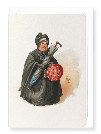 Ezen Designs - Sairey Gamp (1889) - Greeting Card - Front