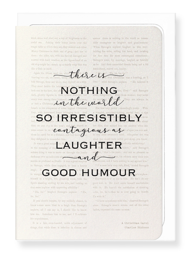 Ezen Designs - Laughter and Good Humour (1843) - Greeting Card - Front