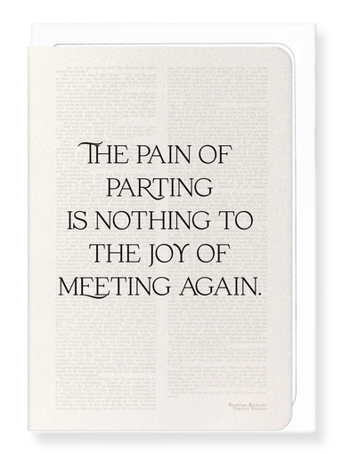 Ezen Designs - The Pain of Parting (1838) - Greeting Card - Front