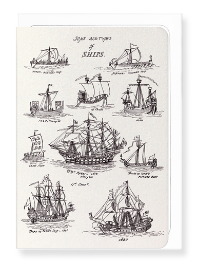 Ezen Designs - Images de Mer Dessinées (1882) - Greeting Card - Front