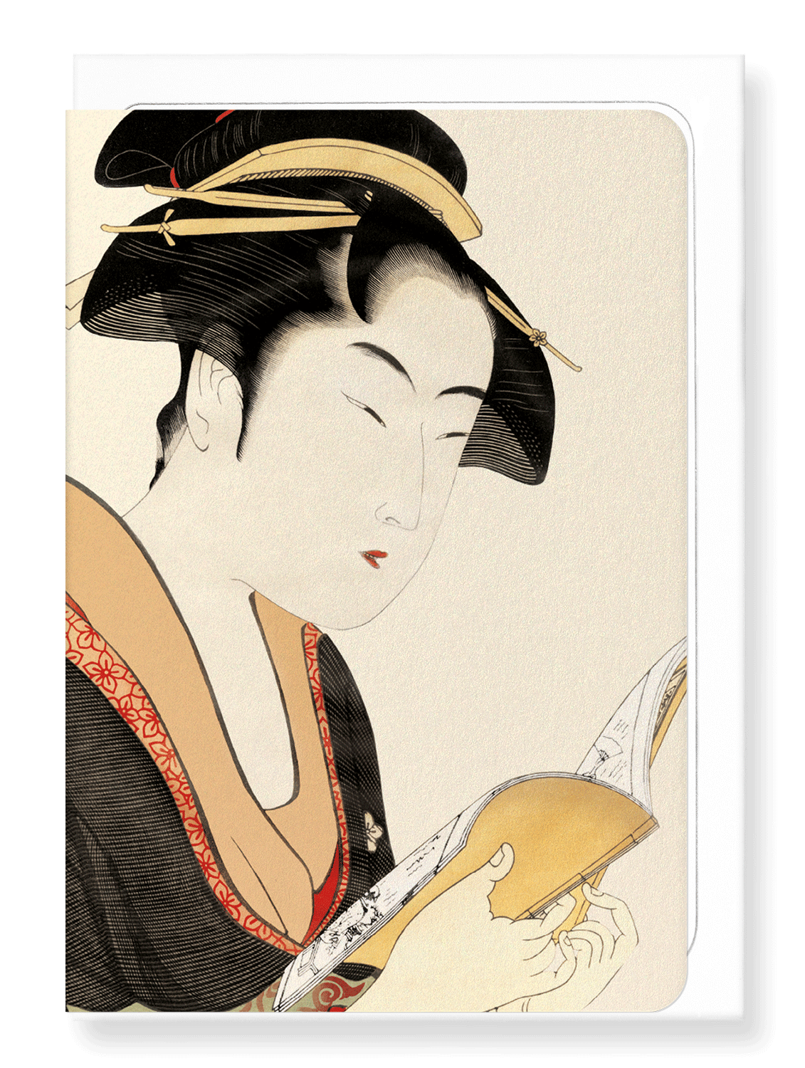 Ezen Designs - Japanese beauty reading - Greeting Card - Front