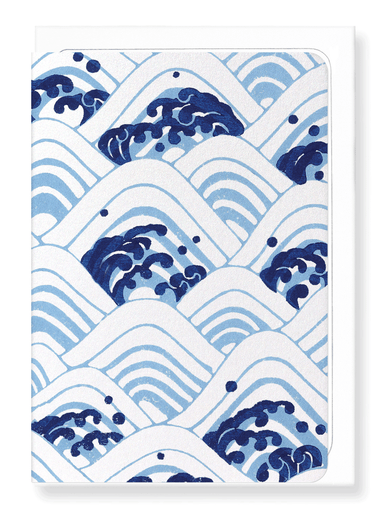 Ezen Designs - Sea of waves - Greeting Card - Front